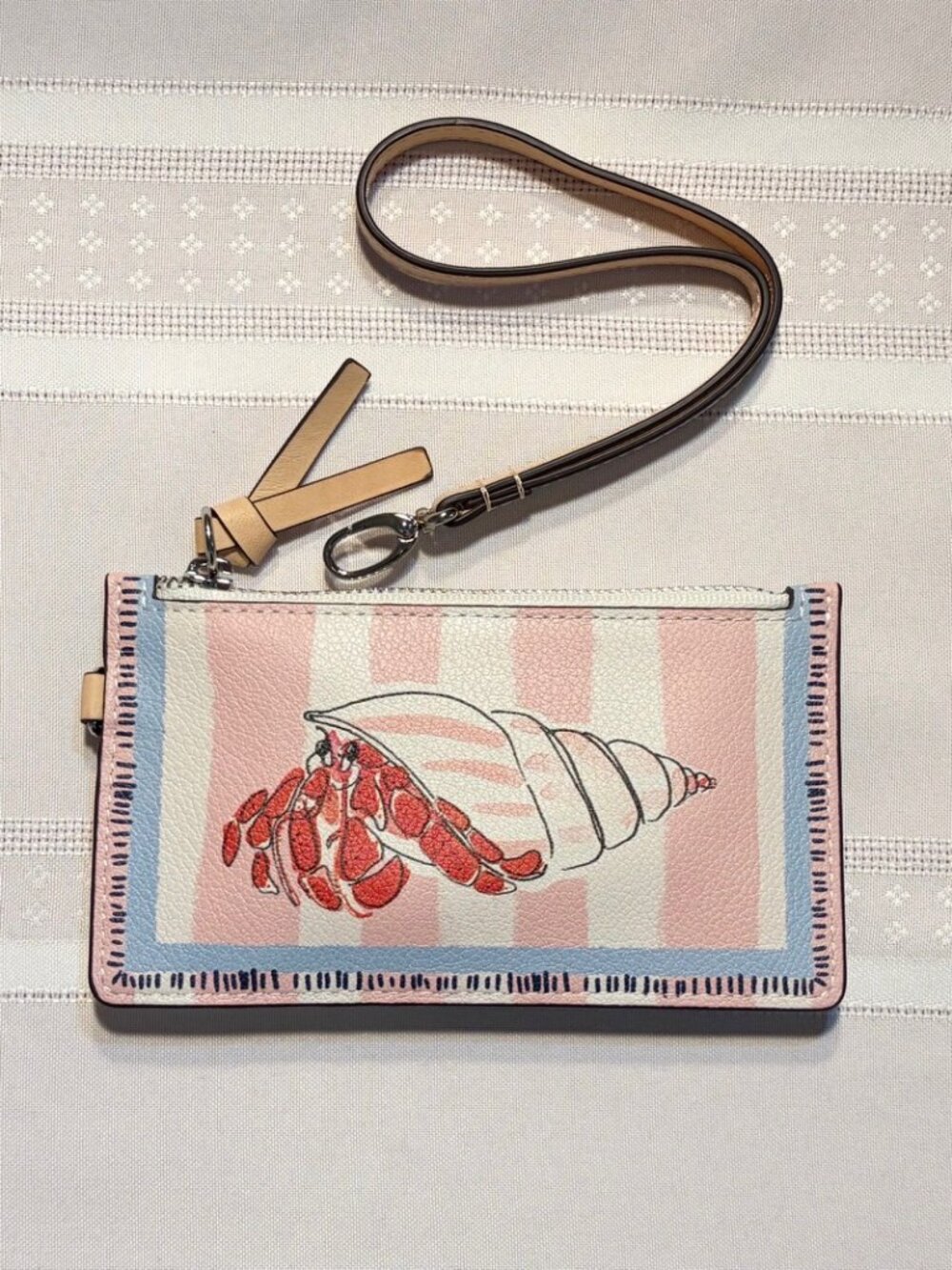 Brighton Sun & Sea Pinch Me Wristlet Card Holder